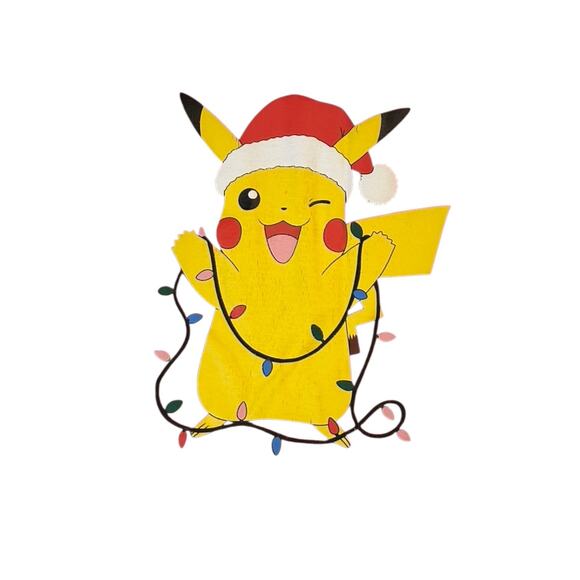 Hanna Andersson X Pokemon Red & Green PIKACHU Pajama Top Youth Size 8 - Picture 2 of 6